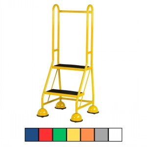 Classic Mobile Access Steps 2 Tread With Twin Handrail